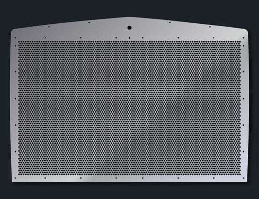 T800 WIDE HOOD 14 GAUGE HEX PUNCH HOLE GRILL MESH INSERT