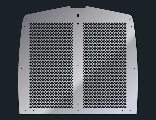 T600 14 GAUGE HEX PUNCH GRILL MESH INSERT