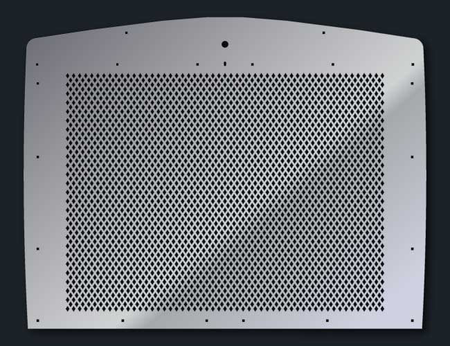 T800 14 GAUGE DIAMOND PUNCH GRILL MESH INSERT