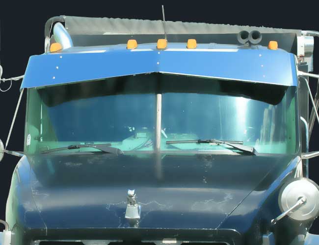 2 PC. 13"X8" BOWTIE VISOR
