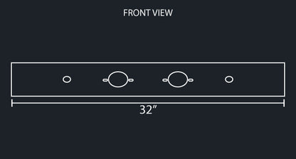 AIR LINE BOX LOW STYLE W/DOUBLE 7-PIN CONNECTION
