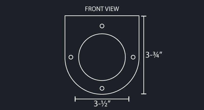 UNDER FRAME DOWNWARD 90 DEGREE WATERMELON LIGHT BRACKET