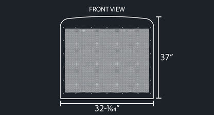CLASSIC - 16 GAUGE 1/4" ROUND PUNCH GRILL MESH INSERT
