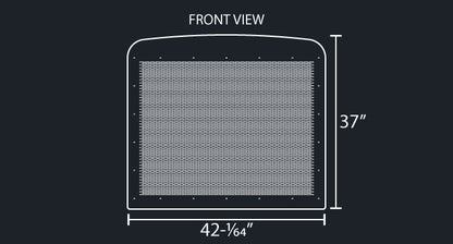 CLASSIC/CONDO/FLD 120 - 16 GAUGE FL PUNCH GRILL MESH INSERT