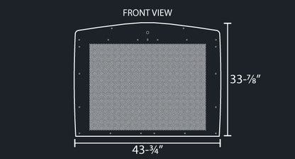 T800 16 GAUGE GRILL 1/4" HOLE PUNCH MESH INSERT