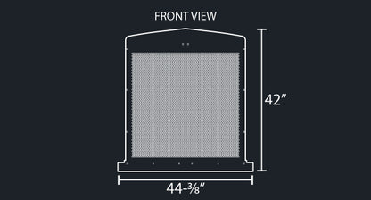 KW900L 16 GAUGE HEX PUNCH GRILL MESH INSERT