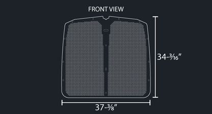 T660 14 GAUGE 1/4" ROUND PUNCH GRILL MESH INSERT