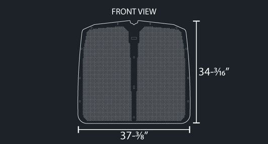 T660 14 GAUGE 1/4" ROUND PUNCH GRILL MESH INSERT