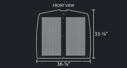 T600 14 GAUGE HEX PUNCH GRILL MESH INSERT