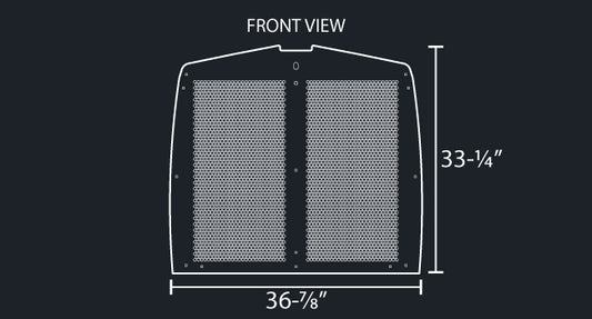 T600 14 GAUGE HEX PUNCH GRILL MESH INSERT
