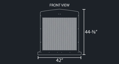 KW900L 14 GAUGE DIAMOND PUNCH GRILL MESH INSERT