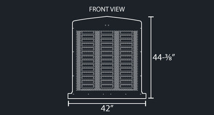 W900L PUNCHED LOUVER & OVAL GRILL MESH INSERT