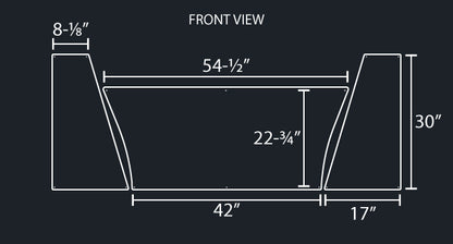 3 PC. ROOF SLEEPER TRIM SET