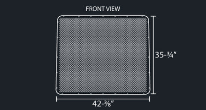 379 16 GAUGE OVAL PUNCH GRILL MESH INSERT