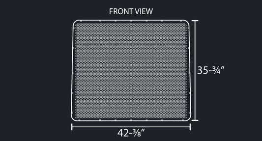 379 14 GAUGE OVAL PUNCH GRILL MESH INSERT