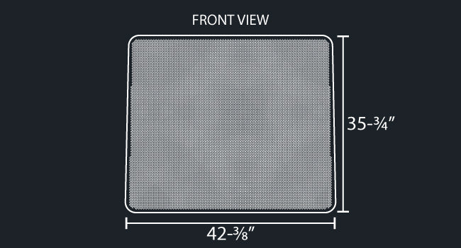 379 14 GAUGE GRILL 1/4" HOLE PUNCH MESH INSERT