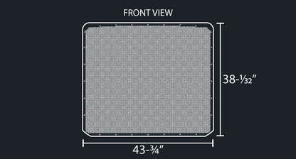 589 14 GAUGE GRILL 1/4" HOLE PUNCH MESH INSERT