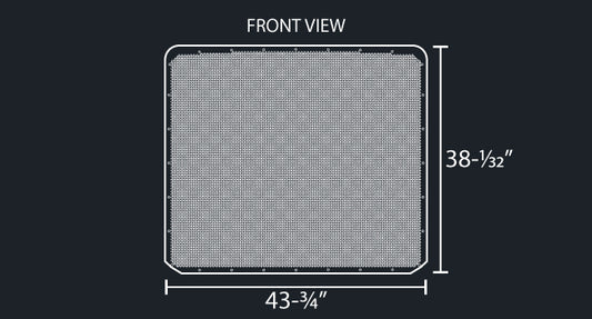 389 14 GAUGE GRILL 1/4" HOLE PUNCH MESH INSERT