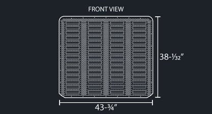 589 PUNCHED LOUVER & GRILL MESH INSERT