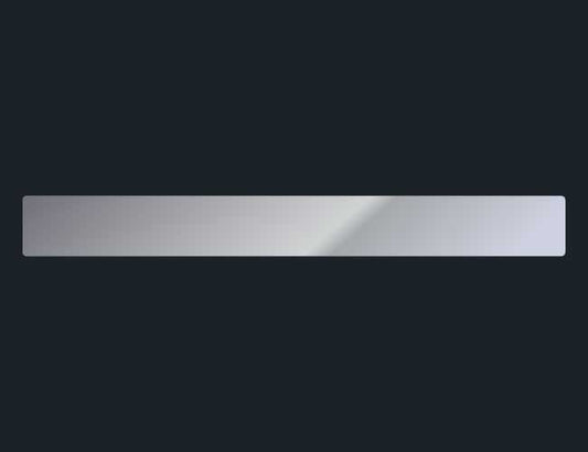 18" BLIND MOUNT UPPER MUDFLAP TRIM