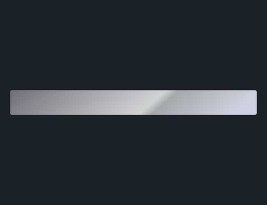 20" BLIND MOUNT UPPER MUDFLAP TRIM