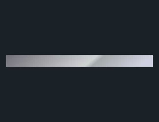 24" BLIND MOUNT UPPER MUDFLAP TRIM