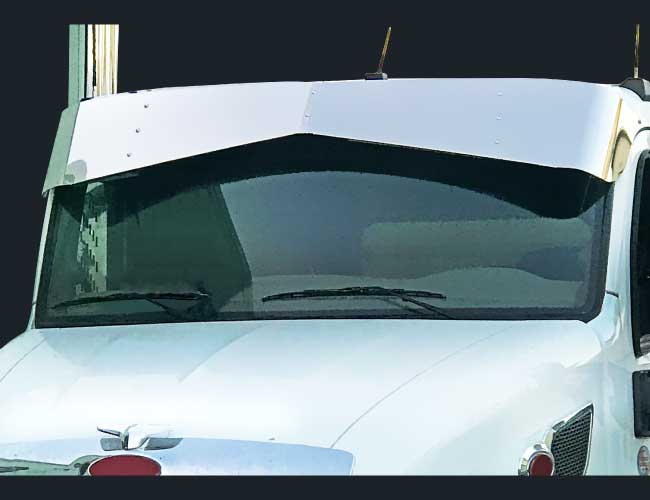 2 PC. 14"X12" BOWTIE VISOR