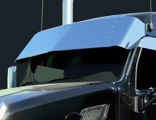 2 PC. 18" DROP VISOR (BLANK)