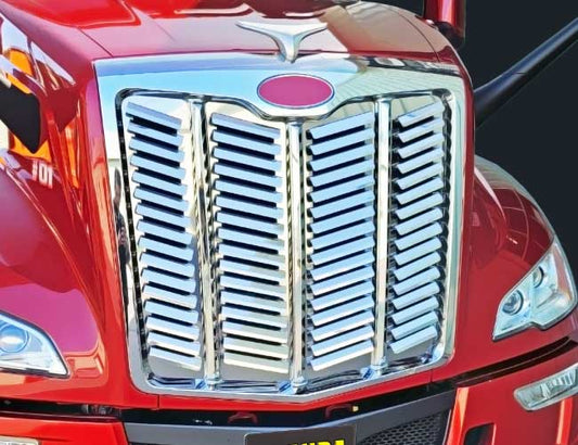 1 PC. HOOD GRILL W/66 SLANTED LOUVERS - ULTRALOFT