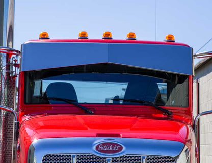 2 PC. 12"X8" BLIND MOUNT DROP VISOR - CURVED WINDSHIELD