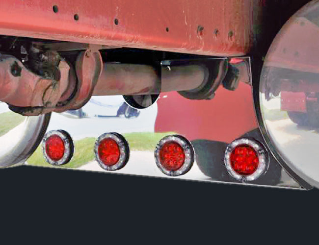 1 PC. TANK FILLER W/4-4" LIGHT HOLES W/HEAVY DUTY BRACKETS