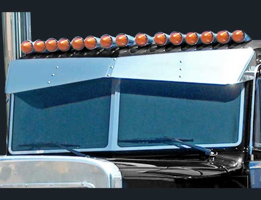 2 PC. 13"X8" BOWTIE VISOR