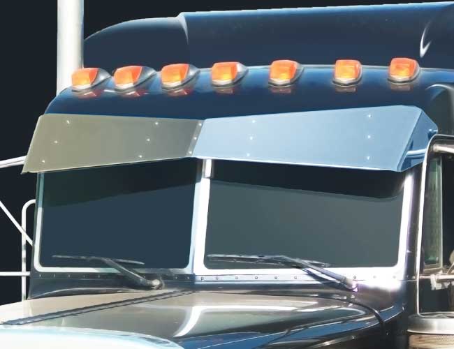 2 PC. 14"X9" BOWTIE VISOR