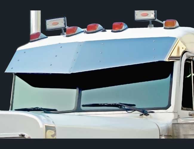 2 PC. 13"X15" V-STYLE VISOR