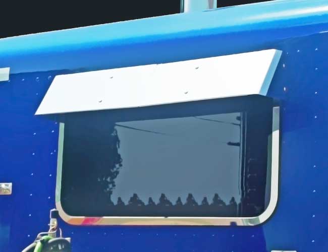 1 PC. 7" REAR WINDOW DROP VISOR