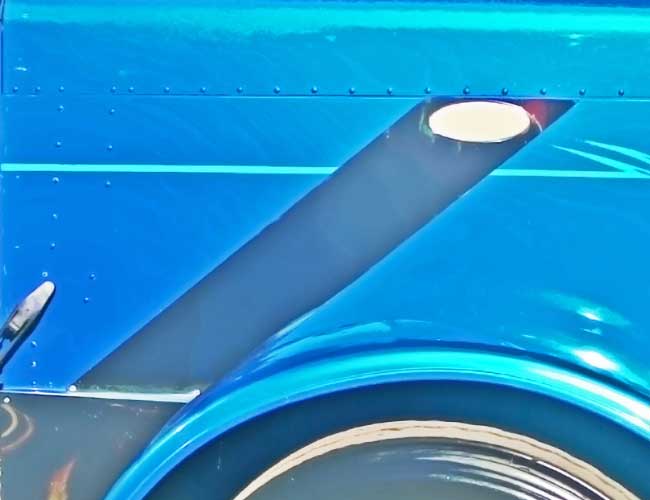 1 PR. HOOD EMBLEM STRIP TRIM - 379 LONG HOOD
