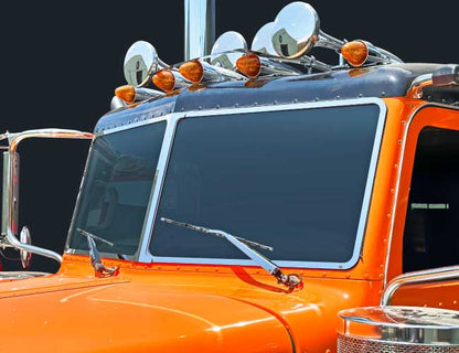 3 PC. 3/4" WINDSHIELD TRIM