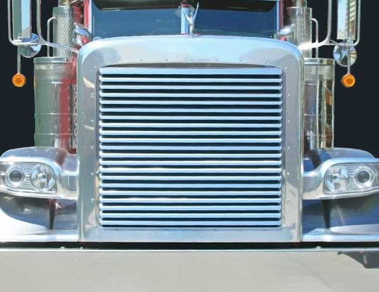 1 PC. HOOD GRILL W/19 LOUVERS