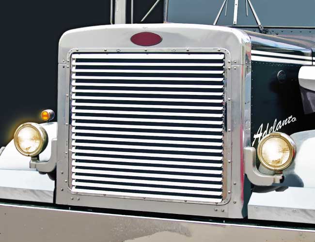 1 PC. HOOD GRILL W/19 LOUVERS