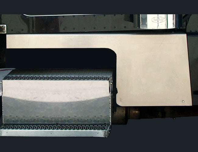 1 PR. 4" CAB PANEL W/INTEGRATED HOOD EXT.