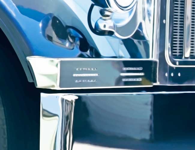 1 PR. FRONT BLINKER BAR W/SLOTTED CUT OUTS