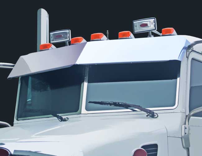 2 PC. 13" BLIND MOUNT DROP VISOR