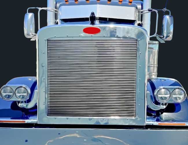1 PC. HOOD GRILL W/46 HORIZONTAL BILLET
