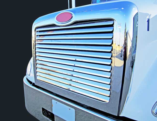1 PC. HOOD GRILL W/13 LOUVERS