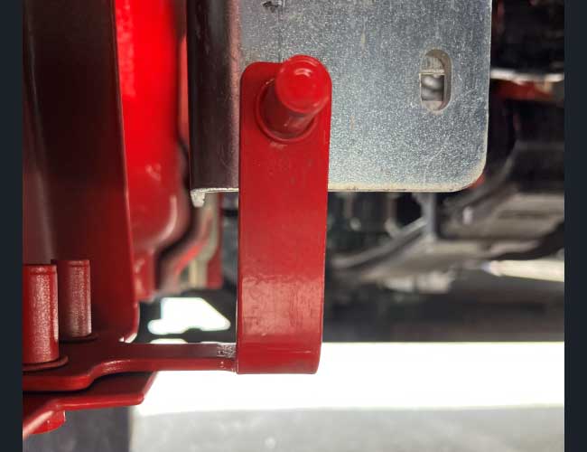 1 PR. FIBERGLASS HOOD EXT. MOUNTING BRACKETS - 388 & 389