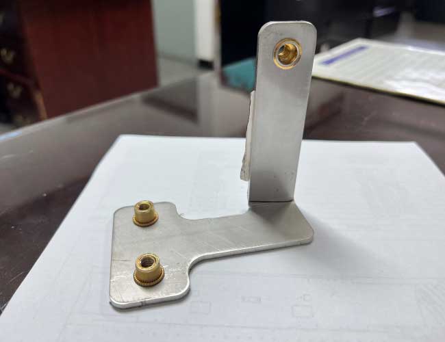1 PR. FIBERGLASS HOOD EXT. MOUNTING BRACKETS - 388 & 389