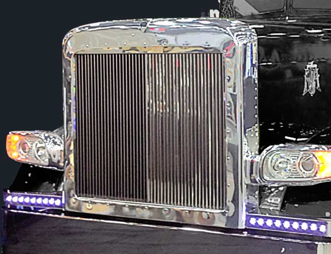 1 PC. HOOD GRILL W/46 VERTICAL BILLET