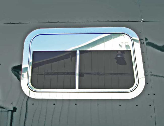 1 PR. 5" SLEEPER WINDOW CHOP TOP SURROUND & DIVIDER