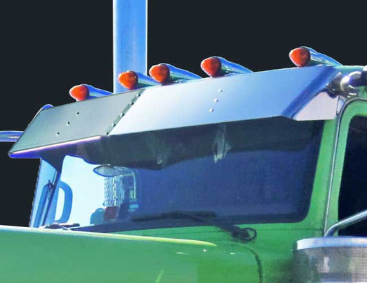 2 PC. 13" DROP VISOR - CURVED WINDSHIELD