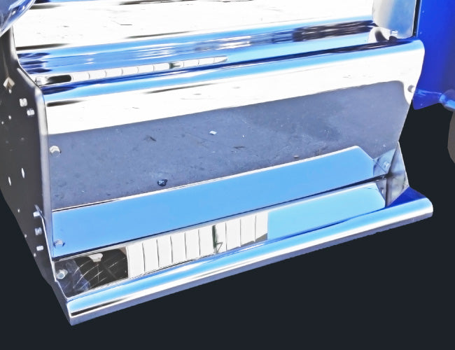 1 PC. DPF ROLLED BOTTOM STEP W/BRACKETS (42" WIDE)